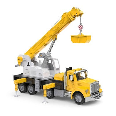 DRIVEN by Battat Jumbo Crane Truck with 53" Extendable Crane Arm Toy Construction Crane Truck (LOCAL PICKUP ONLY)