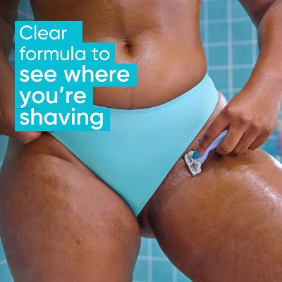 Venus for Pubic Hair and Skin 2-in-1 Smoothing Cleanser and Shave Gel Women's Shaving Cream - 6.4oz