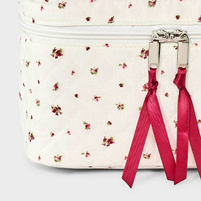 Vanity Top Handle Makeup Pouch - Wild Fable Cream
