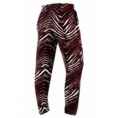 NFL Atlanta Falcons Zubaz Youth Zebra Screen Print Pants - 16/18