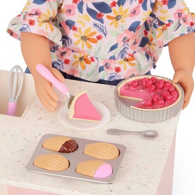 Our Generation Tasty Pastry Dessert Play Food Baking Accessory Set for 18'' Dolls