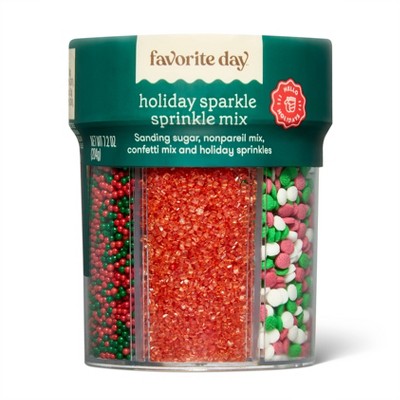 Christmas Decors- 6 Cell Sprinkles - 7.27oz - Favorite Day
