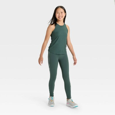 Girls' Tank Top - All In Motion Green L