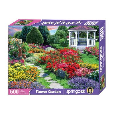 Springbok Flower Garden Jigsaw Puzzle - 500pc