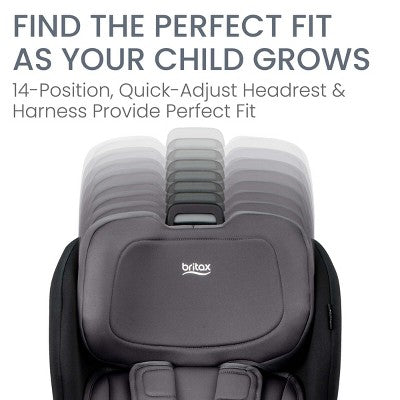 Britax Poplar Slim 17-Inch Design with ClickTight Technology Convertible Car Se5at - Black (LOCAL PICKUP ONLY)
