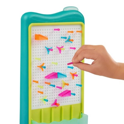 B. toys Light-Up Marble Drop - Marble Run & Peg Art Playset