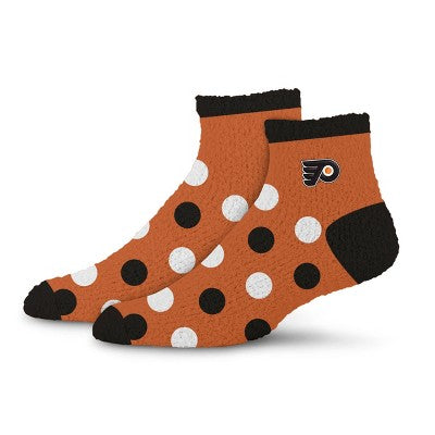 NHL Philadelphia Flyers Dotty Fuzzy Socks - One Size Fits Most