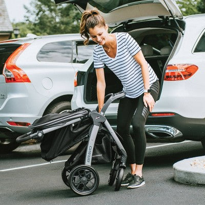 Chicco Bravo Quick-Fold Stroller - Black (LOCAL PICKUP ONLY)
