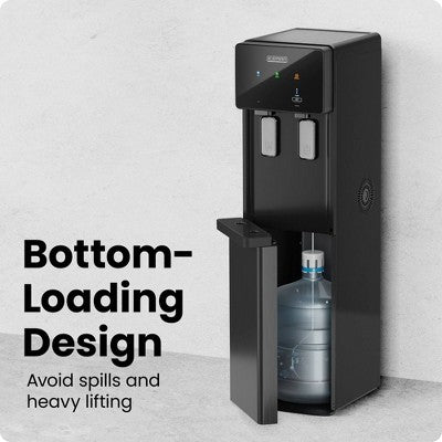 Iceman Ice Maker and Water Dispenser, Bottom-Loading for 1-5 Gallon Bottles - Black (LOCAL PICKUP ONLY)