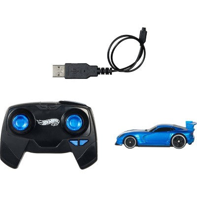 Hot Wheels RC 1:64 Scale Dodge Viper ACR, Battery-Powered Remote-Control Toy Car