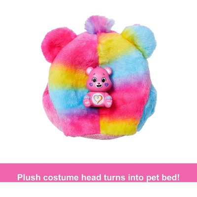 Barbie Cutie Reveal Care Bears Doll & Accessories, Series 2 Togetherness Bear with 10 Surprises