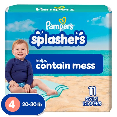 Pampers Splashers Disposable Swim Diapers Convenience Pack - Size 4 - 11ct