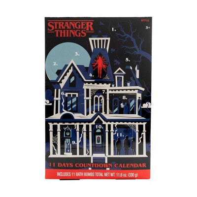 Stranger Things 11 Day Countdown Calendar Bath and Body Set - 11.6oz/11pc