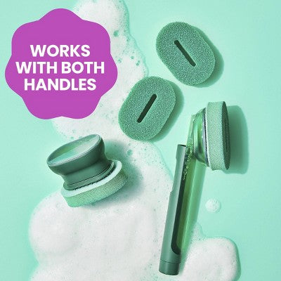 Brite by Scotch-Brite Refill and Refresh Replacement Scrubber Pads for Dishwand & Palm Scrubber - 2pk: Foam Material