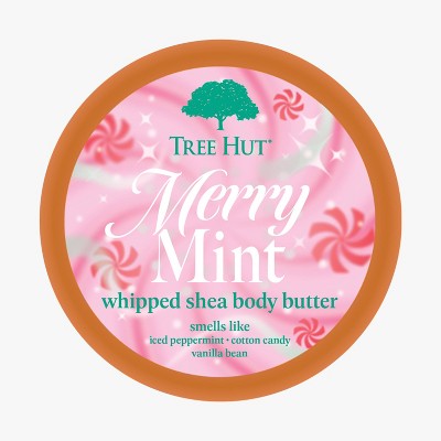 Tree Hut Whipped Body Butter - Merry Mint - 8.4oz