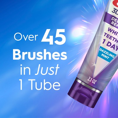 Crest 3D White Deep Stain Remover Daily Toothpaste - Dazzling Mint - 2.1oz