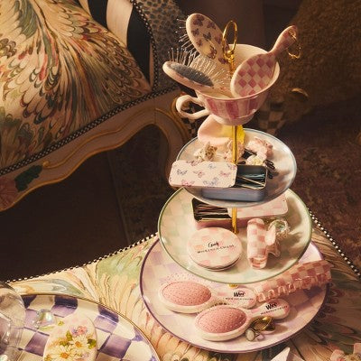 Goody x MacKenzie Childs Mirror Compact - Pink