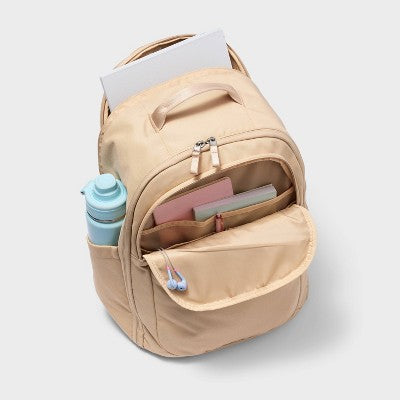 Everyday to Travel Backpack - All In Motion Cream: Water-Resistant, Fits 17" Laptop, Softside Design