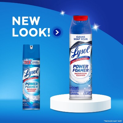 Lysol Power Aerosol Bathroom Cleaner - 24 fl oz