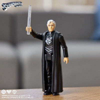 DC Comics New Reto Line Superman The Movie Black Coat Joor-EL Action Figure