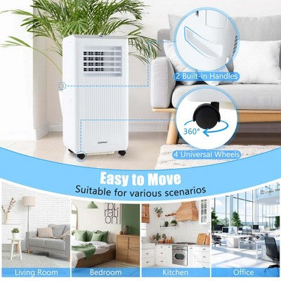 Costway 8000 BTU Portable Air Conditioner 3-in-1 Freestanding Air Cooler with Dehumidifier 5000 BTU(8000BTU ASHRAE) (LOCAL PICKUP ONLY)