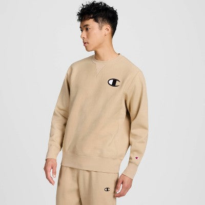 Champion Adult Sizing Crewneck Sweatshirt - Irish Cream S