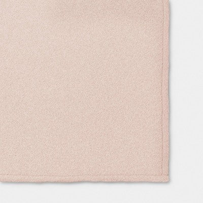 50"x70" Heathered Comfort Plush Throw Pink - Room Essentials