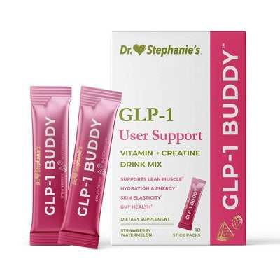 Dr. Stephanie's GLP-1 Buddy Vitamin + Creatine Drink Mix for GLP-1 Users - 12ct
