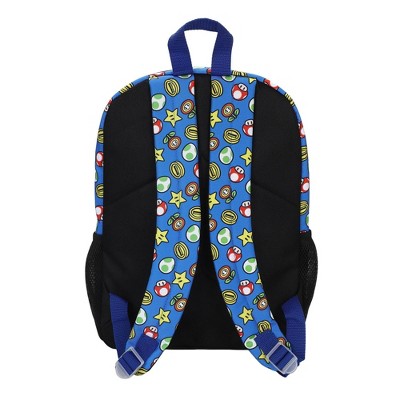 Super Mario 16" Single Backpack - Blue