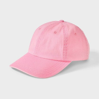 Washed Baseball Hat - JoyLab Pink