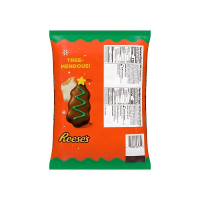 Reese's Christmas Assorted Milk Chocolate and White Creme Peanut Butter Trees Candy - 18.6oz