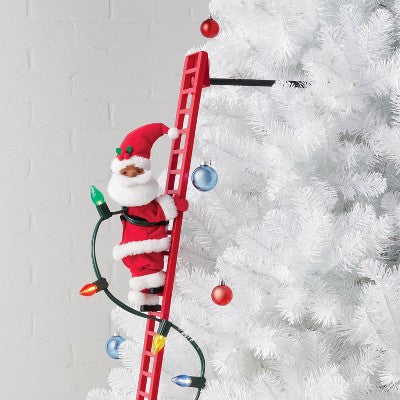 Large Climbing Santa Decorative Christmas Figurine Red - Wondershop (LOCAL PICKUP ONLY)
