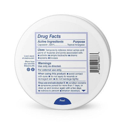 Asutra Melt Pain Away Natural Pain Relief Magnesium Capsaicin Body Butter - 7oz