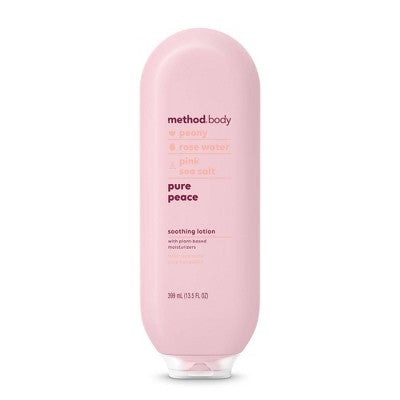 Method Pure Peace Body Lotion Sea Salt, Peony & Rose - 13.5 fl oz