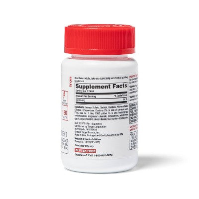Iron Dietary Supplement Tablets - 180ct - up&up
