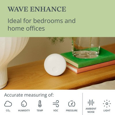 Airthings Wave Enhance Indoor Air Quality Monitor
