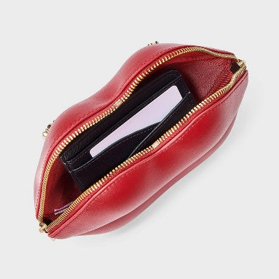 Kiss Lip Clutch - A New Day Red