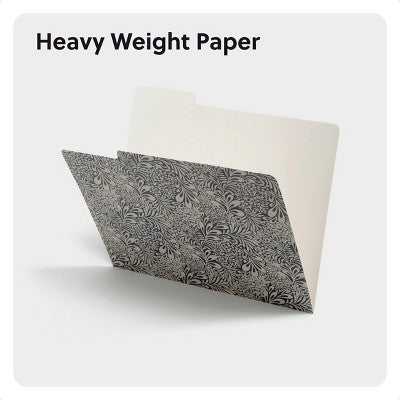 U Brands 12ct File Folders Ornate Florals