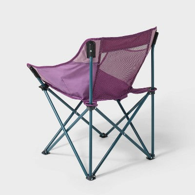 Folding Club Outdoor Portable Camping Chair Purple - All In Motion (LOCAL PICKUP ONLY)