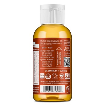 Dr. Bronner's Magic Pure Castile Liquid Soap Hand & Bodywash - Eucalyptus - 2 fl oz