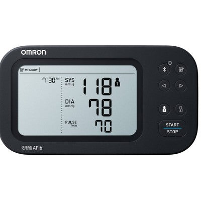 Omron Series 7 Upper Arm Blood Pressure Monitor: Pulse Rate, Mercury-Free, Electric Power Source