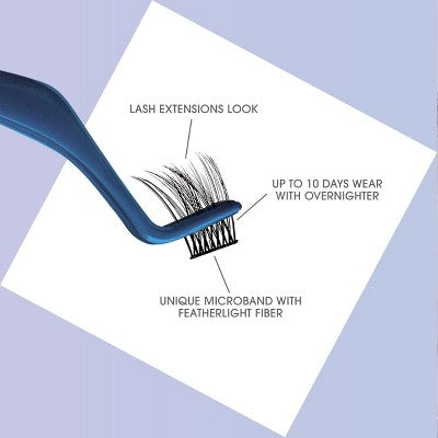 KISS Products Falscara Clear Band Lash Extension Kit - Wisps - 24ct