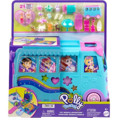 Polly Pocket Pet Van Playset - 20pc