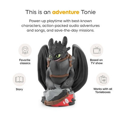 tonies How to Train Your Dragon: Toothless Tonie Figurine *ADD 3 TO YOUR CART & 1 IS FREE!*