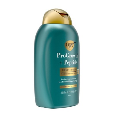 OGX ProGrowth + Peptide Thickening Hair Conditioner - 13 fl. oz: Damage Repair, For All Hair Types, Liquid Form