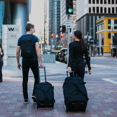 45L RTIC Outdoors Road Trip Structured Collapsible Duffle Bag Rolling Medium - Black