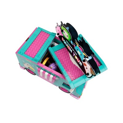 Squishmallows Deluxe Playset & 4_2" Buildable Figures Building Set - Squish Tour Van: Creative Thinking Educational Toy, 788 Pieces