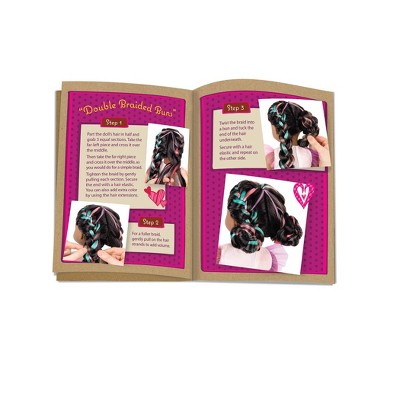 Our Generation Tasha 18" Rainbow Hair Grow Doll with Hair Clips and Styling Book Accessories