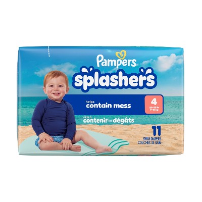 Pampers Splashers Disposable Swim Diapers Convenience Pack - Size 4 - 11ct