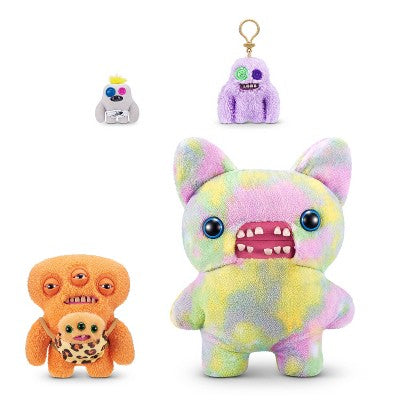 Fuggler Alien Orange Teddy Mini Rascals: Polyester Stuffed Monster Toy